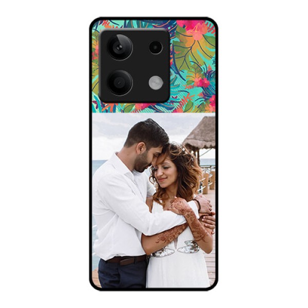 Xiaomi Redmi Note 13 5G Custom Glass Phone Case - Watercolor Floral Design Xiaomi Redmi Note 13 5G Custom Glass Phone Case - Watercolor Floral Design