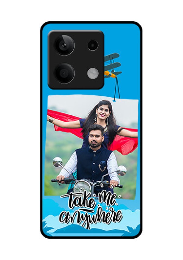 Xiaomi Redmi Note 13 5G Custom Glass Phone Case - Traveller Design