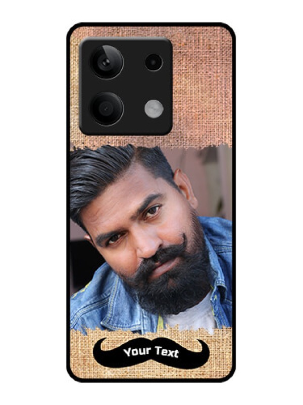 Custom Xiaomi Redmi Note 13 5G Custom Glass Phone Case - With Texture Design