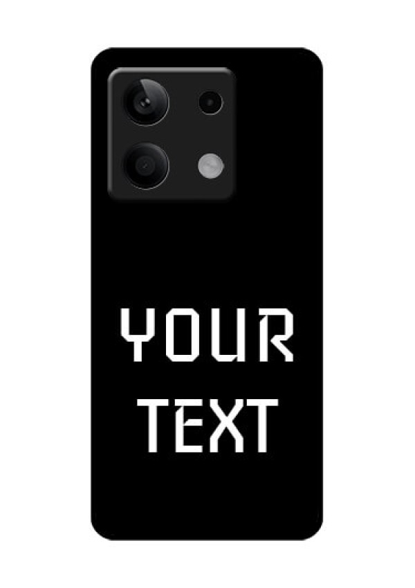 Xiaomi Redmi Note 13 5G Custom Glass Phone Case - Your Name Design