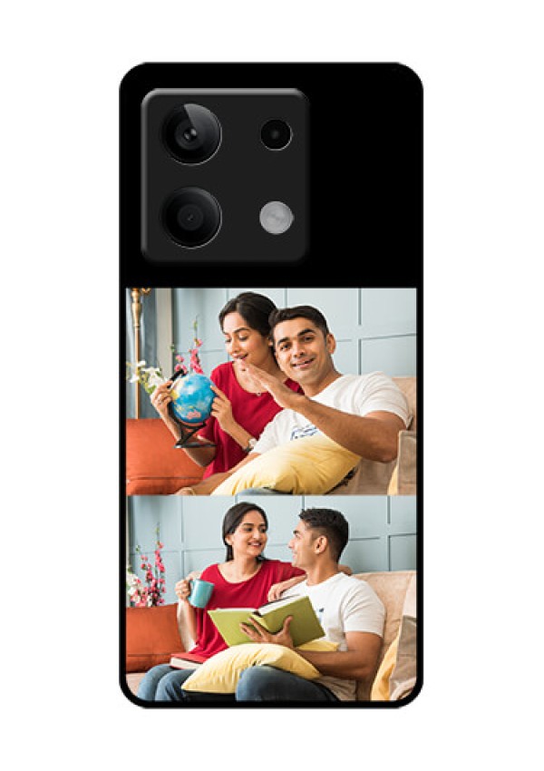 Xiaomi Redmi Note 13 5G Custom Glass Phone Case - 2 Images Design
