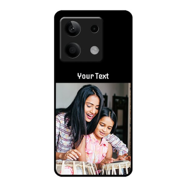 Xiaomi Redmi Note 13 5G Custom Glass Phone Case - Photo With Name Design Xiaomi Redmi Note 13 5G Custom Glass Phone Case - Photo With Name Design