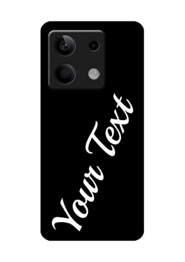 Xiaomi Redmi Note 13 5G Custom Glass Phone Case - With Your Name Design
