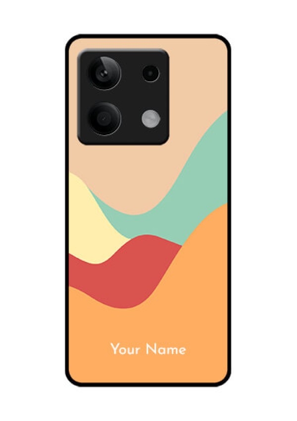 Xiaomi Redmi Note 13 5G Custom Glass Phone Case - Ocean Waves Multi - Colour Design