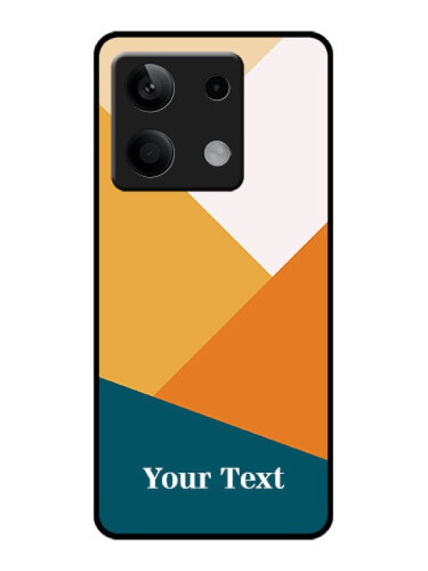 Custom Xiaomi Redmi Note 13 5G Custom Glass Phone Case - Stacked Multi - Colour Design