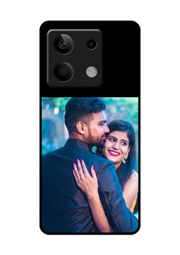 RedmiNote 13 5G Custom Glass Phone Case - Upload Full Picture With Custom Color Design
