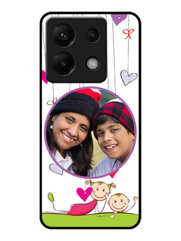 Custom Xiaomi Redmi Note 13 Pro 5G Custom Glass Phone Case - Cute Kids Phone Case Design