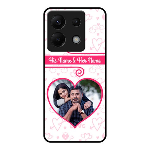 Xiaomi Redmi Note 13 Pro 5G Custom Glass Phone Case - Heart Shape Love Design Xiaomi Redmi Note 13 Pro 5G Custom Glass Phone Case - Heart Shape Love Design