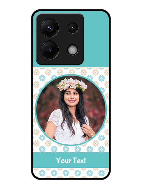 Custom Xiaomi Redmi Note 13 Pro 5G Custom Glass Phone Case - Beautiful Flowers Design