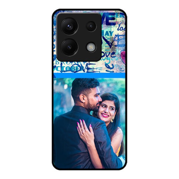 Xiaomi Redmi Note 13 Pro 5G Custom Glass Phone Case - Colorful Love Design Xiaomi Redmi Note 13 Pro 5G Custom Glass Phone Case - Colorful Love Design