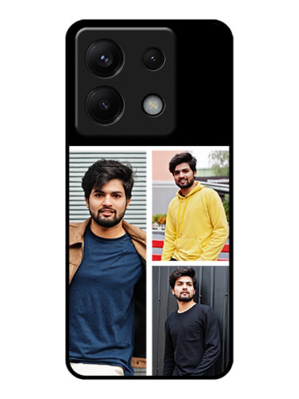 Custom Xiaomi Redmi Note 13 Pro 5G Custom Glass Phone Case - Upload Multiple Picture Design