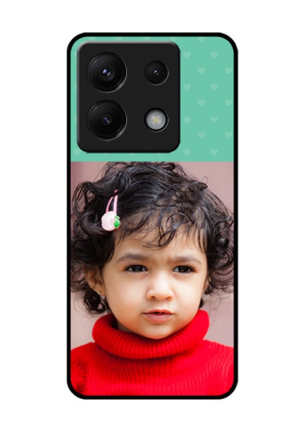 Xiaomi Redmi Note 13 Pro 5G Custom Glass Phone Case - Lovers Picture Design