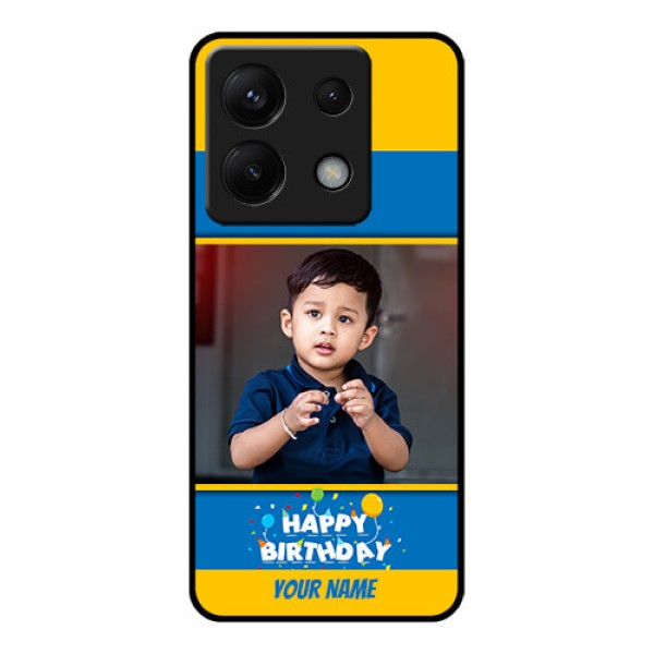 Xiaomi Redmi Note 13 Pro 5G Custom Glass Phone Case - Birthday Wishes Design Xiaomi Redmi Note 13 Pro 5G Custom Glass Phone Case - Birthday Wishes Design