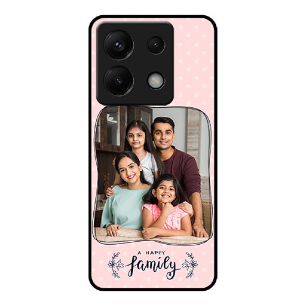 Xiaomi Redmi Note 13 Pro 5G Custom Glass Phone Case - Family With Dots Design Xiaomi Redmi Note 13 Pro 5G Custom Glass Phone Case - Family With Dots Design