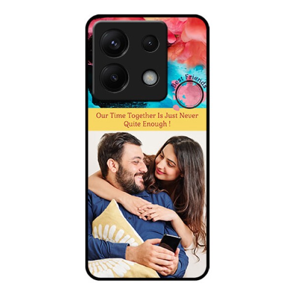 Xiaomi Redmi Note 13 Pro 5G Custom Glass Phone Case - Quote With Acrylic Painting Design Xiaomi Redmi Note 13 Pro 5G Custom Glass Phone Case - Quote With Acrylic Painting Design