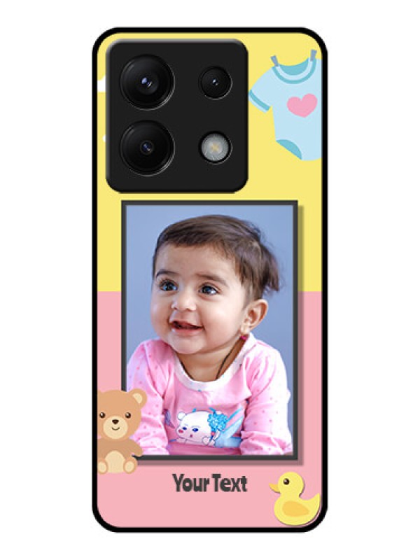 Custom Xiaomi Redmi Note 13 Pro 5G Custom Glass Phone Case - Kids 2 Color Design