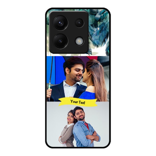 Xiaomi Redmi Note 13 Pro 5G Custom Glass Phone Case - Image With Boho Peacock Feather Design Xiaomi Redmi Note 13 Pro 5G Custom Glass Phone Case - Image With Boho Peacock Feather Design