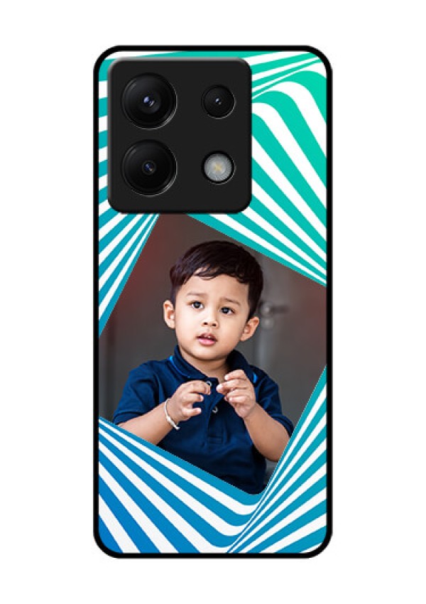 Xiaomi Redmi Note 13 Pro 5G Custom Glass Phone Case - Abstract Spiral Design