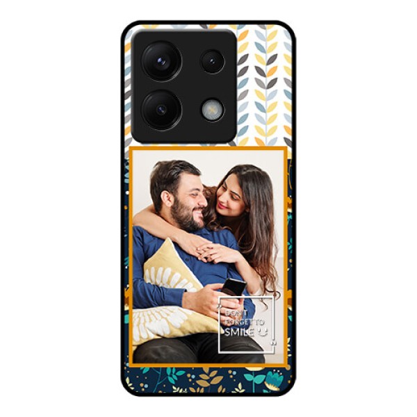 Xiaomi Redmi Note 13 Pro 5G Custom Glass Phone Case - Pattern Design