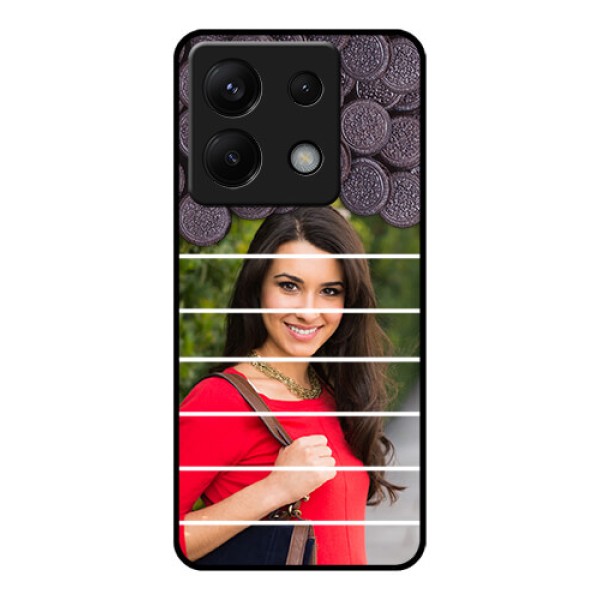 Xiaomi Redmi Note 13 Pro 5G Custom Glass Phone Case - With Oreo Biscuit Design Xiaomi Redmi Note 13 Pro 5G Custom Glass Phone Case - With Oreo Biscuit Design