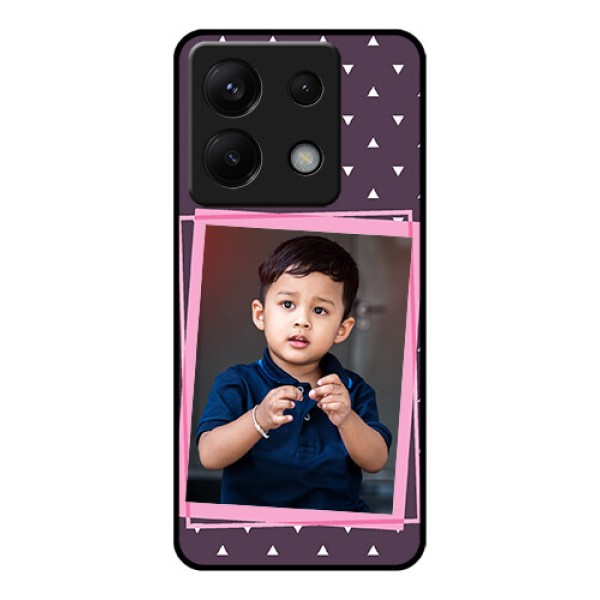 Xiaomi Redmi Note 13 Pro 5G Custom Glass Phone Case - Triangle Pattern Dotted Design Xiaomi Redmi Note 13 Pro 5G Custom Glass Phone Case - Triangle Pattern Dotted Design