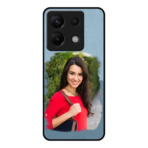 Xiaomi Redmi Note 13 Pro 5G Custom Glass Phone Case - Grunge Line Art Design