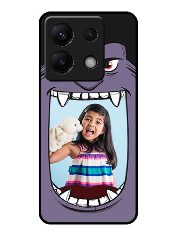 Custom Xiaomi Redmi Note 13 Pro 5G Custom Glass Phone Case - Angry Monster Design