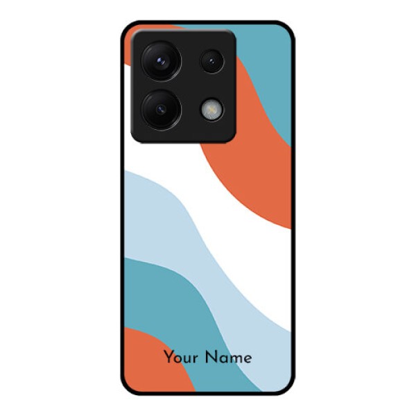 Xiaomi Redmi Note 13 Pro 5G Custom Glass Phone Case - Coloured Waves Design Xiaomi Redmi Note 13 Pro 5G Custom Glass Phone Case - Coloured Waves Design