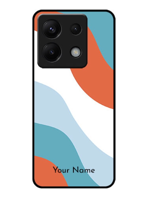 Custom Xiaomi Redmi Note 13 Pro 5G Custom Glass Phone Case - Coloured Waves Design