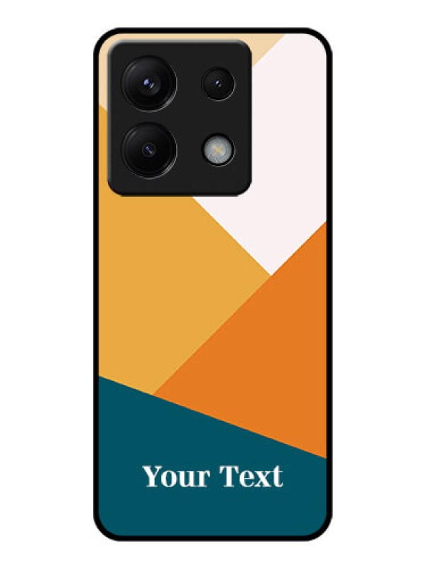 Custom Xiaomi Redmi Note 13 Pro 5G Custom Glass Phone Case - Stacked Multi - Colour Design