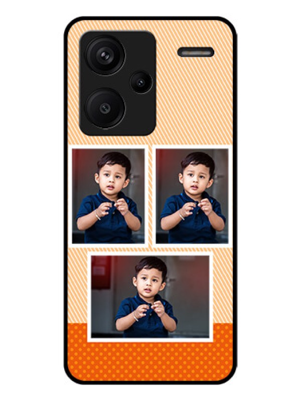 Custom Xiaomi Redmi Note 13 Pro Plus 5G Custom Glass Phone Case - Bulk Photos Upload Design