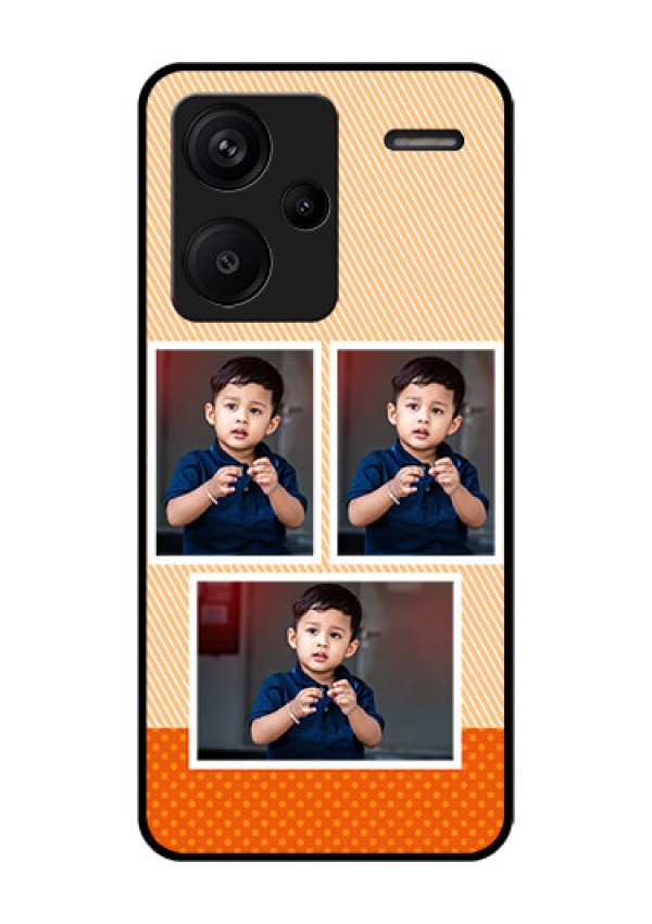 Xiaomi Redmi Note 13 Pro Plus 5G Custom Glass Phone Case - Bulk Photos Upload Design
