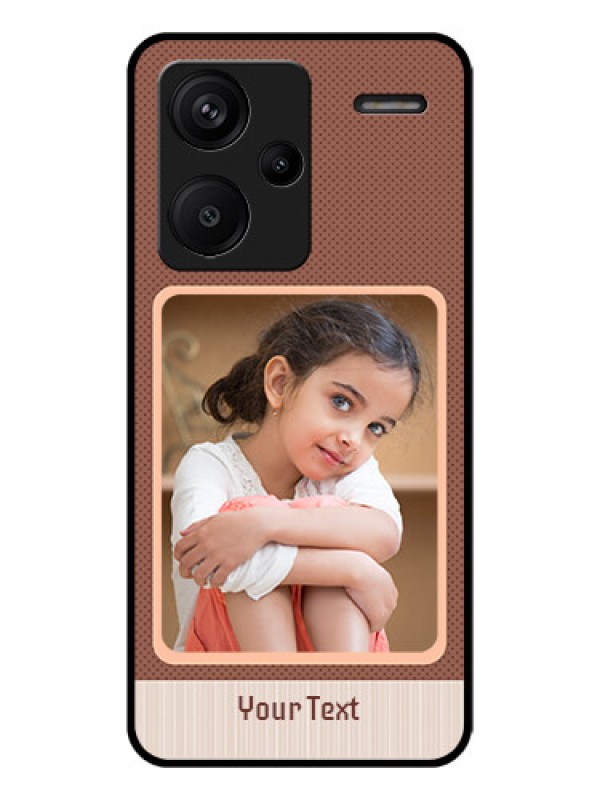 Custom Xiaomi Redmi Note 13 Pro Plus 5G Custom Glass Phone Case - Simple Pic Upload Design