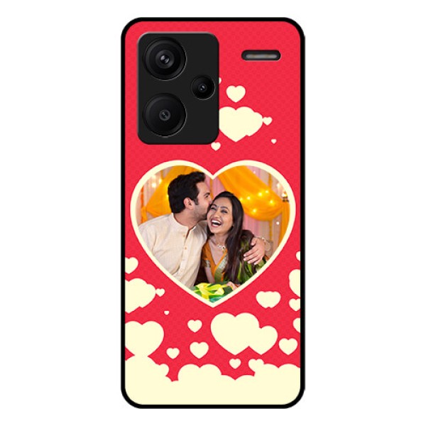 Xiaomi Redmi Note 13 Pro Plus 5G Custom Glass Phone Case - Love Symbols Phone Cover Design Xiaomi Redmi Note 13 Pro Plus 5G Custom Glass Phone Case - Love Symbols Phone Cover Design