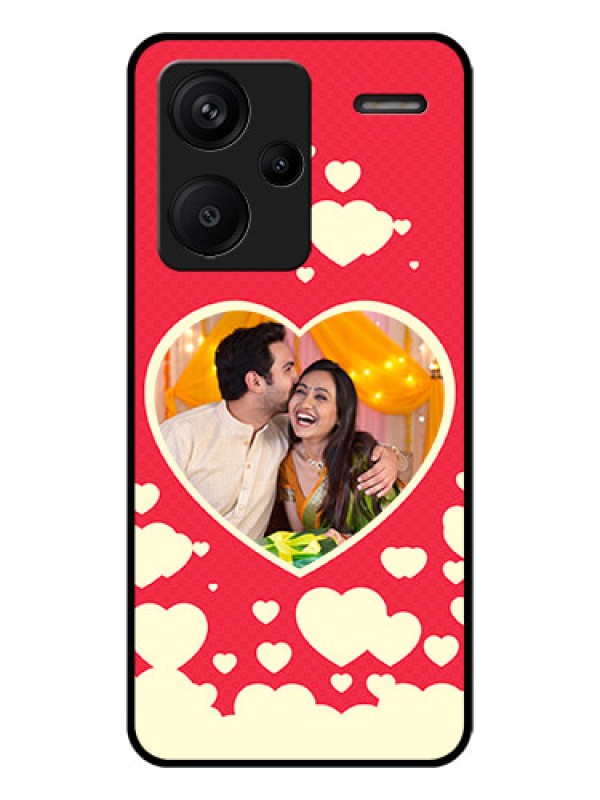 Custom Xiaomi Redmi Note 13 Pro Plus 5G Custom Glass Phone Case - Love Symbols Phone Cover Design