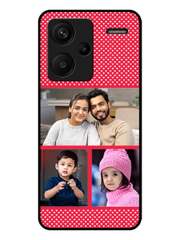 Custom Xiaomi Redmi Note 13 Pro Plus 5G Custom Glass Phone Case - Bulk Photo Upload Design