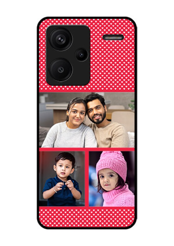 Xiaomi Redmi Note 13 Pro Plus 5G Custom Glass Phone Case - Bulk Photo Upload Design