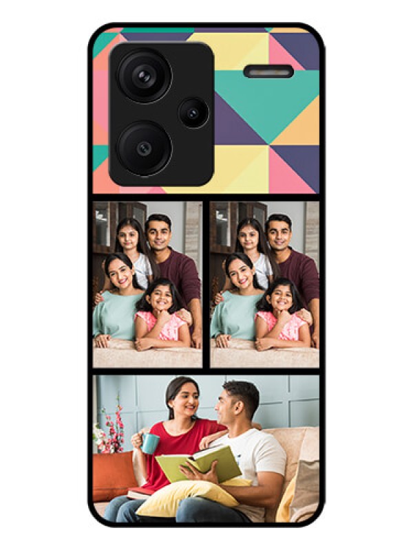 Custom Xiaomi Redmi Note 13 Pro Plus 5G Custom Glass Phone Case - Bulk Pic Upload Design