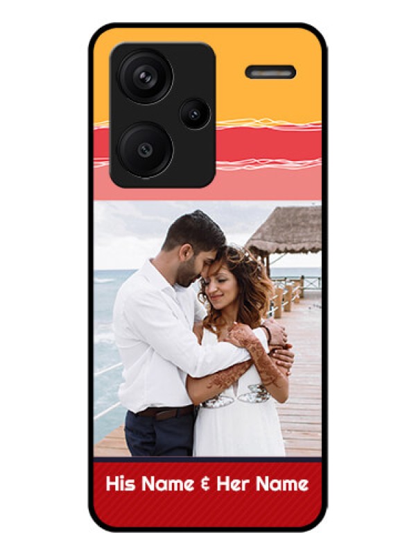 Custom Xiaomi Redmi Note 13 Pro Plus 5G Custom Glass Phone Case - Colorful Case Design