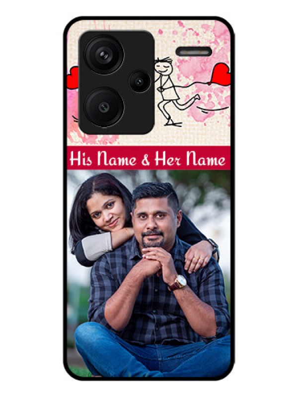 Custom Xiaomi Redmi Note 13 Pro Plus 5G Custom Glass Phone Case - You And Me Case Design