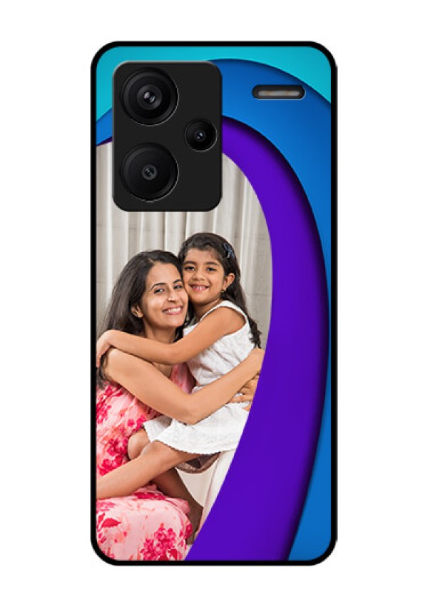Xiaomi Redmi Note 13 Pro Plus 5G Custom Glass Phone Case - Simple Pattern Design