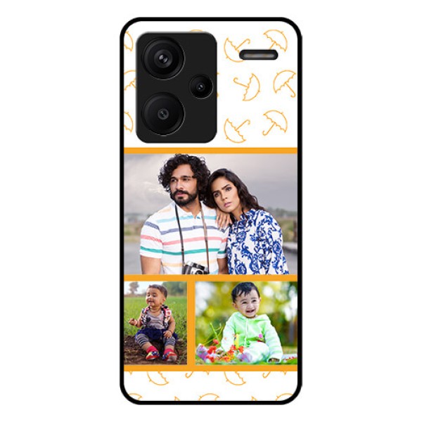 Xiaomi Redmi Note 13 Pro Plus 5G Custom Glass Phone Case - Yellow Pattern Design Xiaomi Redmi Note 13 Pro Plus 5G Custom Glass Phone Case - Yellow Pattern Design