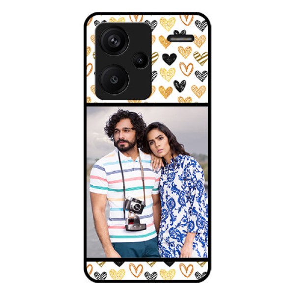 Xiaomi Redmi Note 13 Pro Plus 5G Custom Glass Phone Case - Love Symbol Design Xiaomi Redmi Note 13 Pro Plus 5G Custom Glass Phone Case - Love Symbol Design