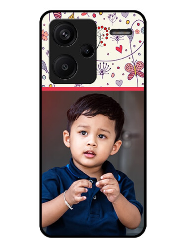 Custom Xiaomi Redmi Note 13 Pro Plus 5G Custom Glass Phone Case - Premium Floral Design