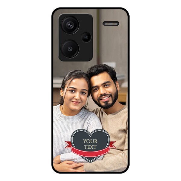 Xiaomi Redmi Note 13 Pro Plus 5G Custom Glass Phone Case - Just Married Couple Design Xiaomi Redmi Note 13 Pro Plus 5G Custom Glass Phone Case - Just Married Couple Design