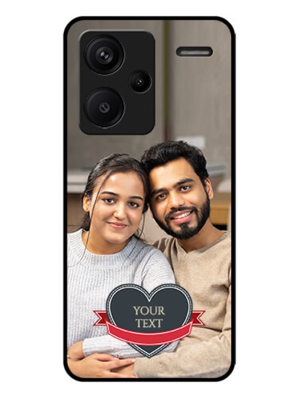 Custom Xiaomi Redmi Note 13 Pro Plus 5G Custom Glass Phone Case - Just Married Couple Design