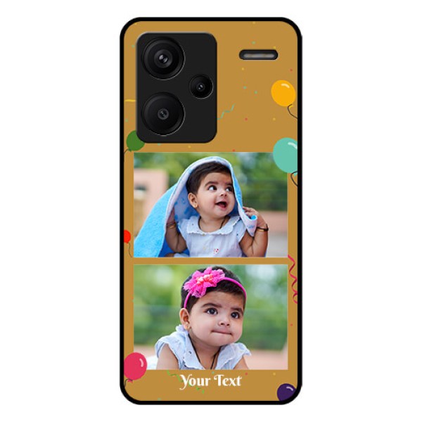Xiaomi Redmi Note 13 Pro Plus 5G Custom Glass Phone Case - Image Holder With Birthday Celebrations Design Xiaomi Redmi Note 13 Pro Plus 5G Custom Glass Phone Case - Image Holder With Birthday Celebrations Design