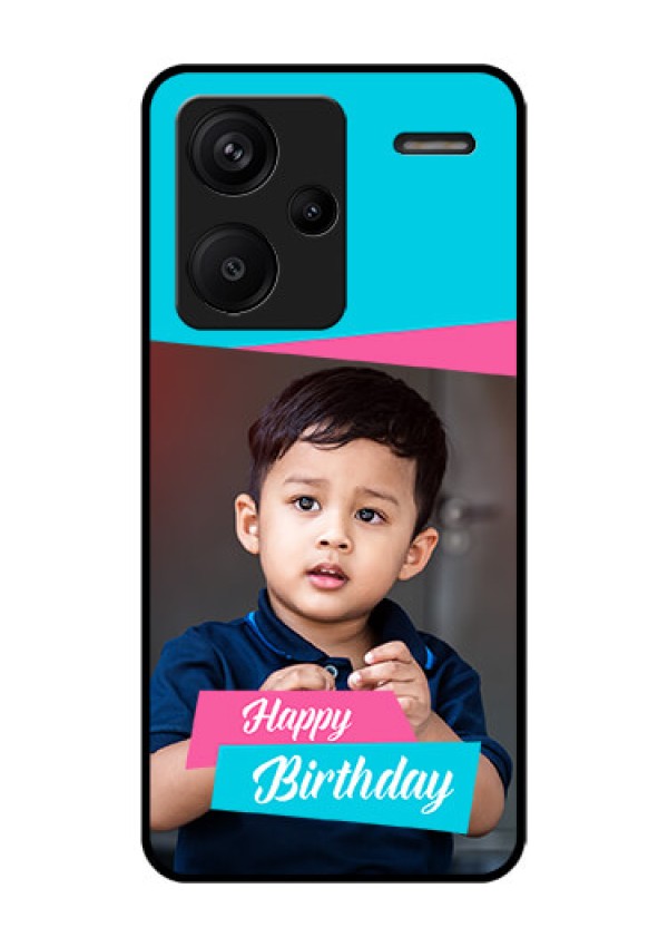 Xiaomi Redmi Note 13 Pro Plus 5G Custom Glass Phone Case - Image Holder With 2 Color Design