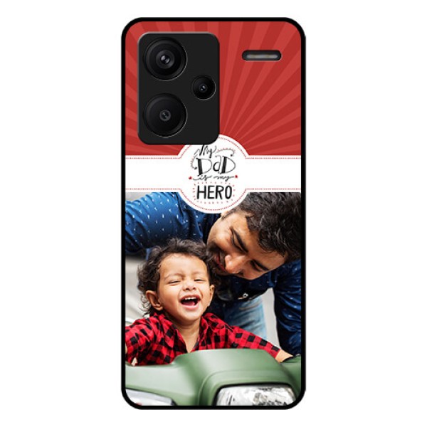 Xiaomi Redmi Note 13 Pro Plus 5G Custom Glass Phone Case - My Dad Hero Design Xiaomi Redmi Note 13 Pro Plus 5G Custom Glass Phone Case - My Dad Hero Design