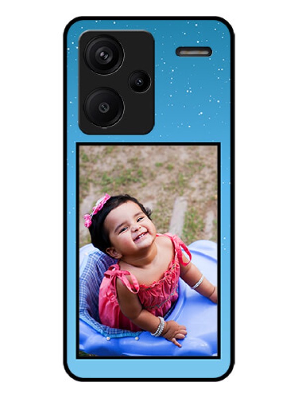 Custom Xiaomi Redmi Note 13 Pro Plus 5G Custom Glass Phone Case - Wave Pattern Colorful Design